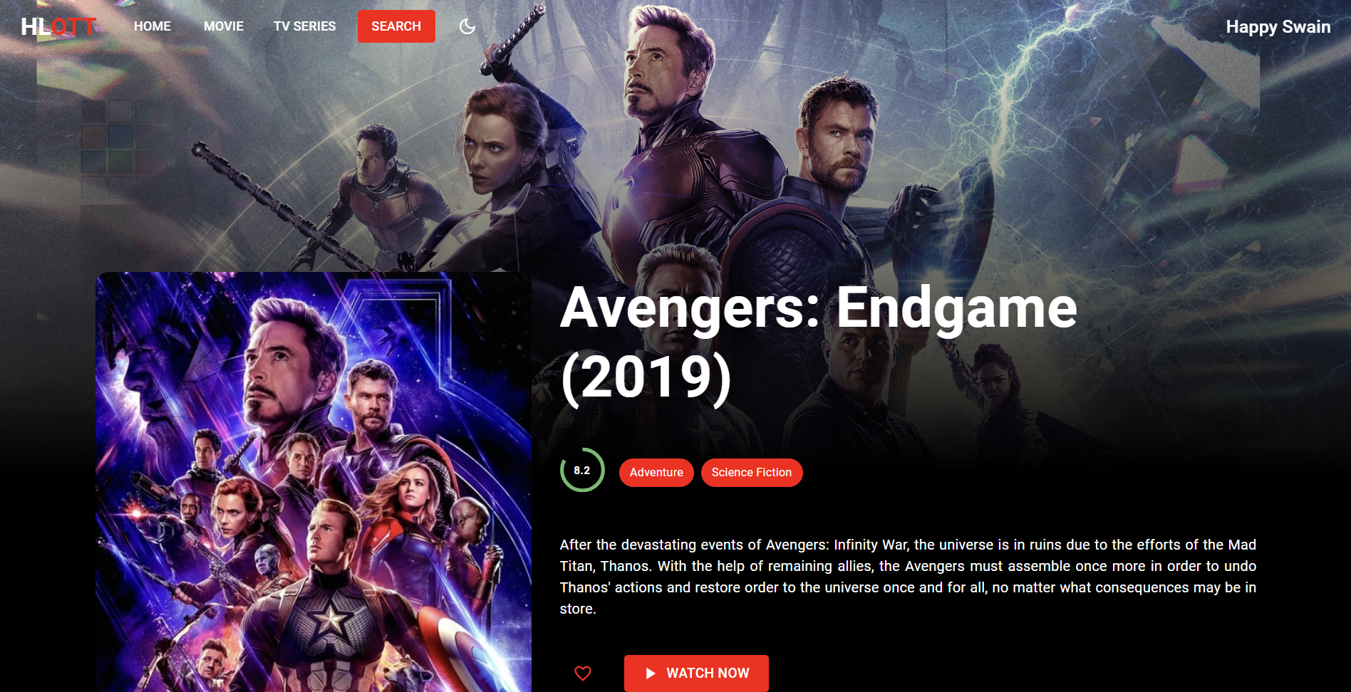 HLOTT - Your Ultimate Movie Hub