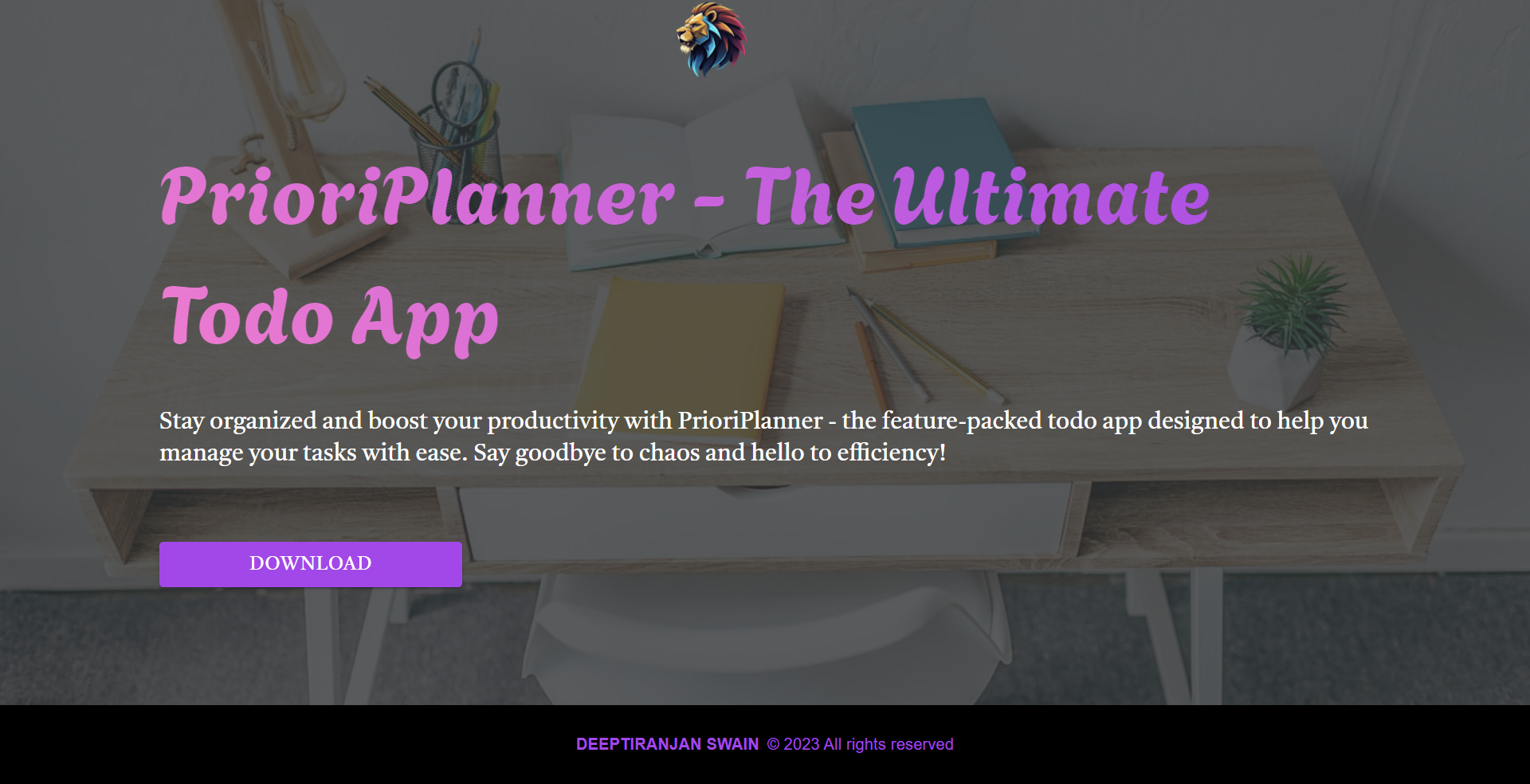 PrioriPlanner - Turning Tasks into Triumphs